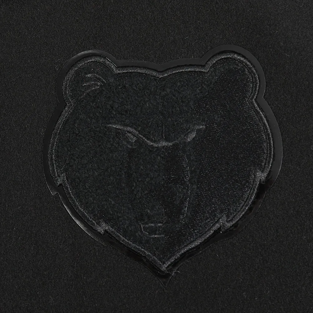 MEMPHIS GRIZZLIES TRIPLE BLACK WOMEN'S WOOL VARSITY JACKET (TRIPLE BLACK WOMEN'S)