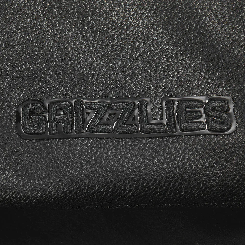 MEMPHIS GRIZZLIES TRIPLE BLACK WOMEN'S WOOL VARSITY JACKET (TRIPLE BLACK WOMEN'S)
