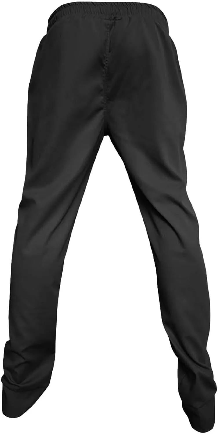 Mens Casual Pants Cotton Chino Cargo Pants for Hiking Outdoor Recreation Drawstring Sweatpants Twill Track Jogging for Men