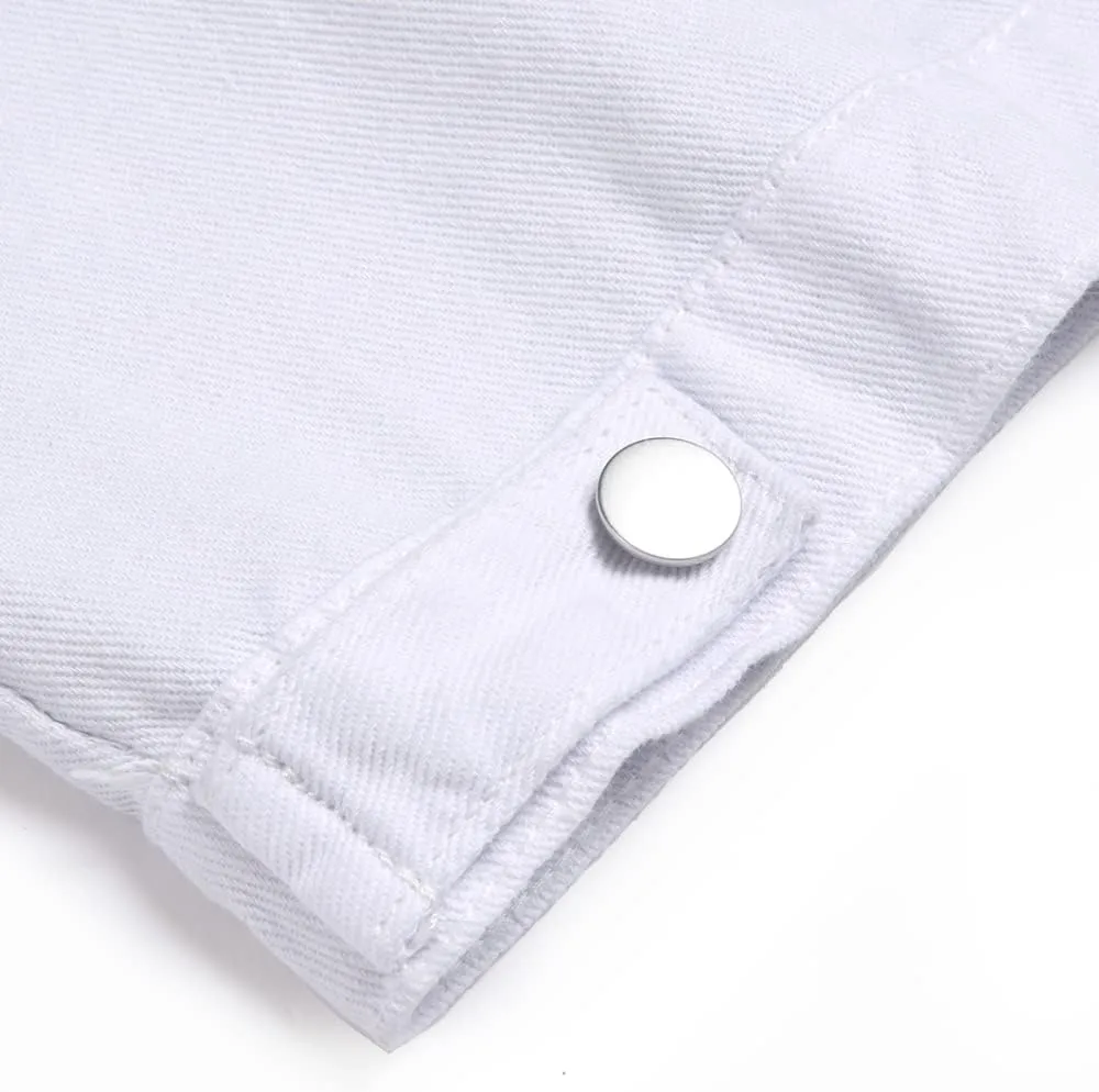 Men's Denim Vest,Sleeveless Jacket Slim Fit Vintage Casual Ripped Summer Jean Vest for Men