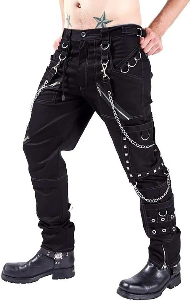 Men's Fashion Hip Hop Rock Punk Gothic Pants Street Dance Harem Pants