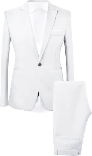 Men's Formal Dress Blazer Jacket Pants Casual Work Office Business Suit Jacket Fashion 3 Piece Tuxedo Prom Suits Set