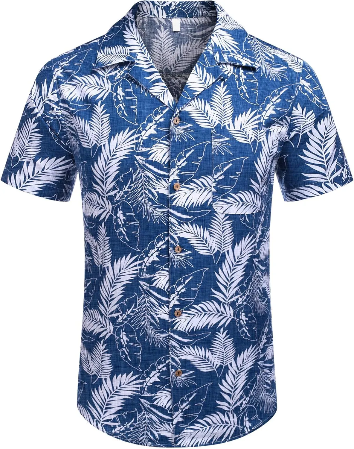 Men's Hawaiian Shirt Tops Vintage Short Sleeve Button Down Beach Shirt Male Tropical Floral Summer Pullover Party Holiday