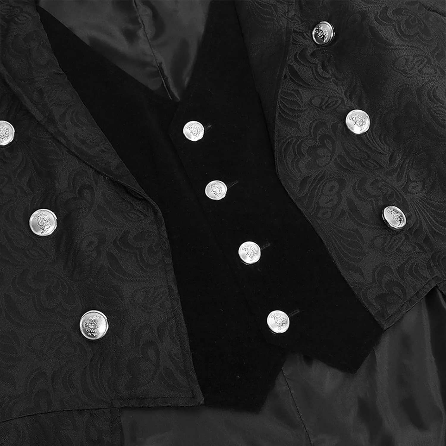 Mens Steampunk Medieval Jacket Halloween Gothic Victorian Coat Tops Long Sleeve Cardigan Vintage Trench Coat