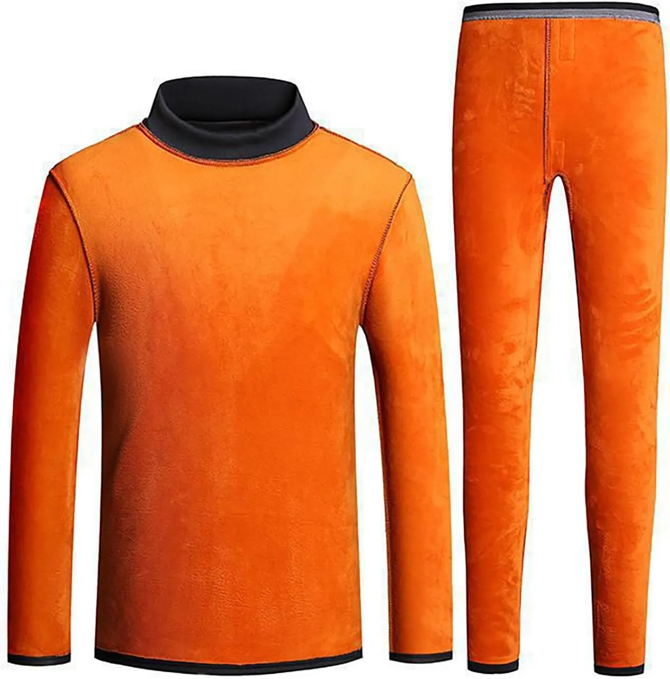 Men's Thermal Underwear Set Men's Thermal Underwear Set Lined Long Thermal Underwear Winter Warm Base Layer Top
