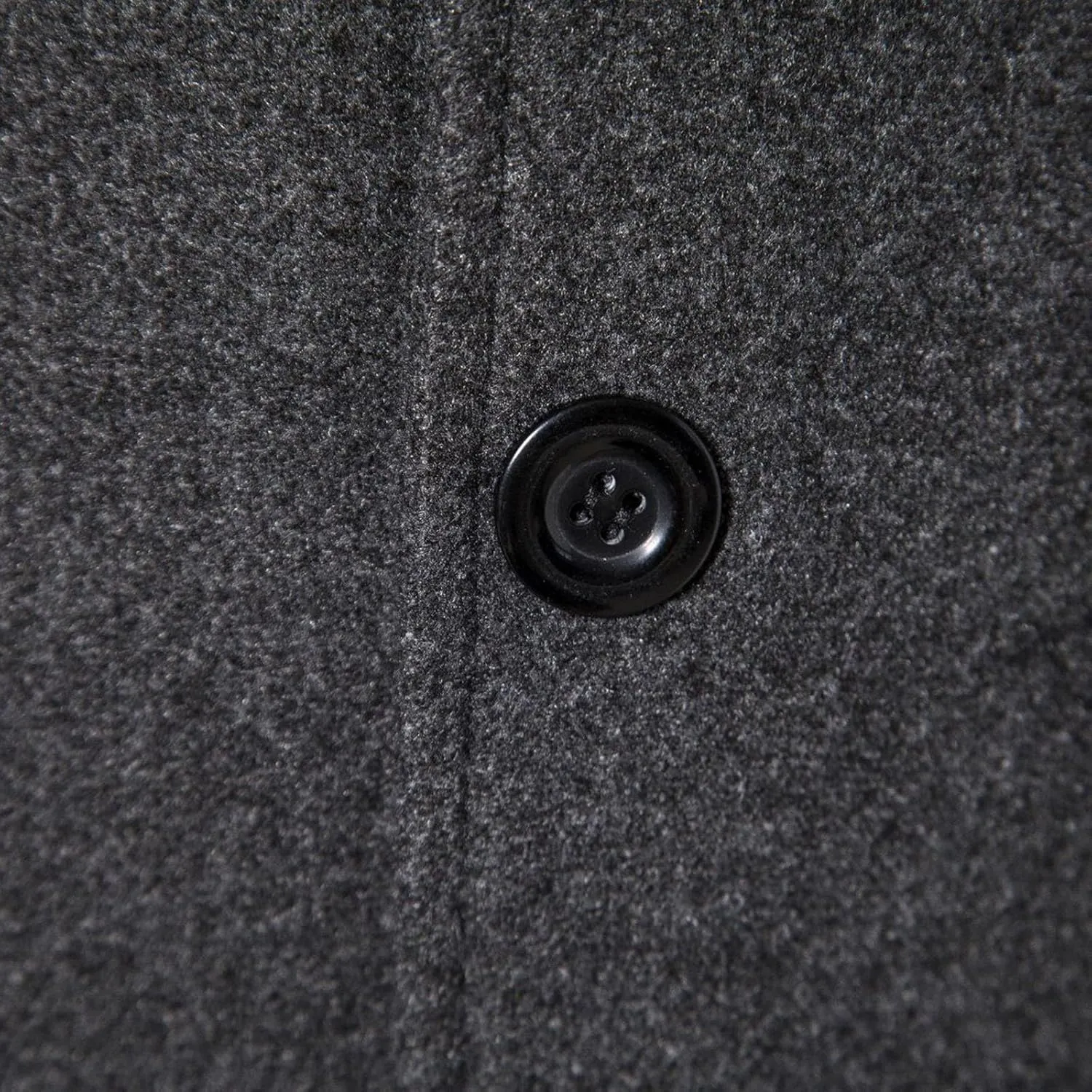 Men's Trench Coat Winter Wool Blend Long Jacket Overcoat Single Breasted Peacoat Oversized Winter Warm Windbreaker