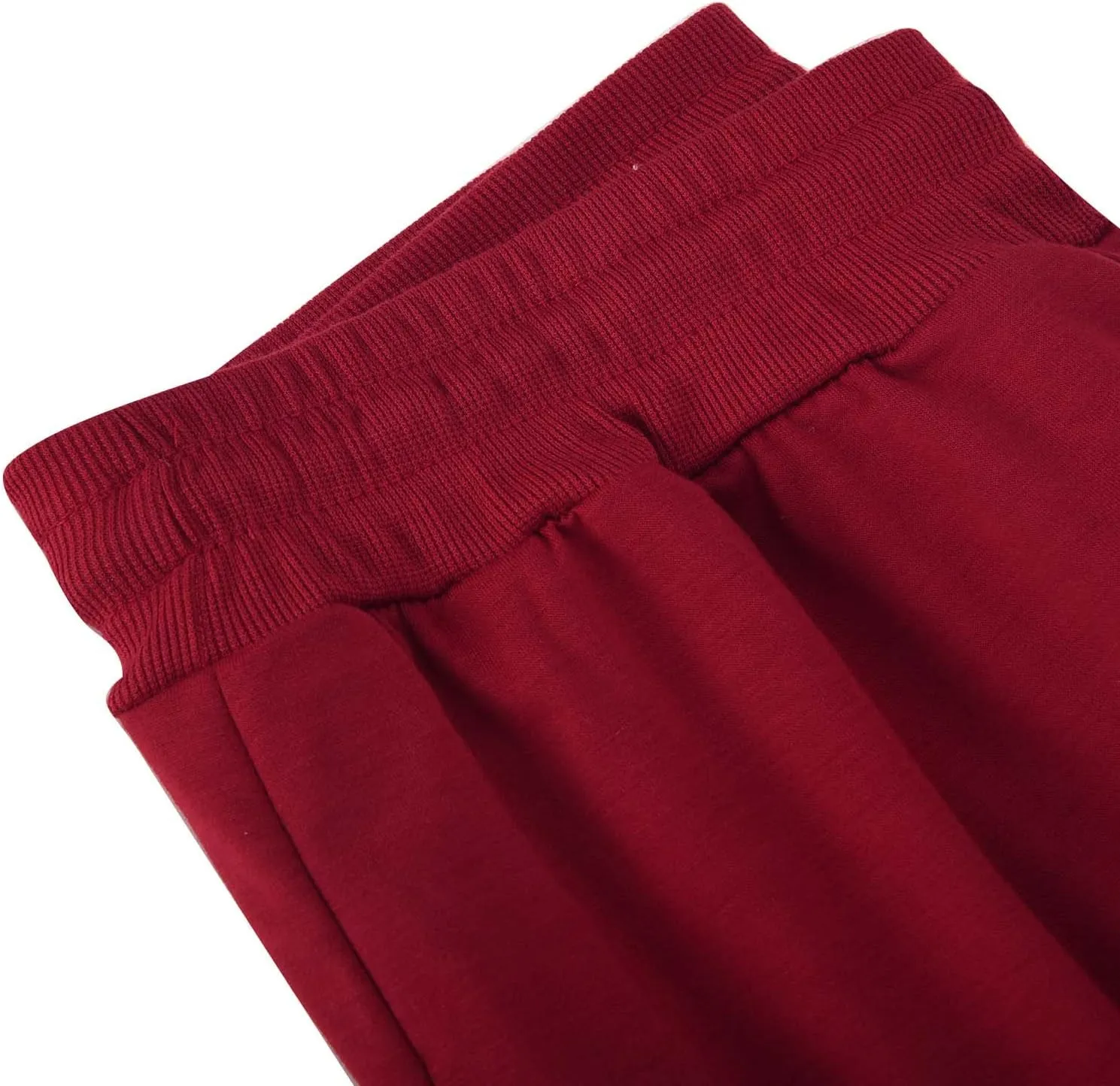 Mens Work Pants Casual Lace-Up Elasticated Plush Thickened Slacks Sweatpants Outdoor Solid Work Utility Trousers