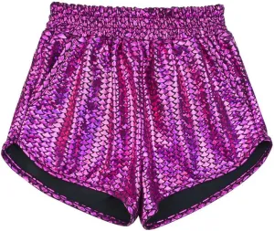 Mirawise Girls Metallic Shorts Shiny Hot Pants Sparkly Dance Outfits Short Pants