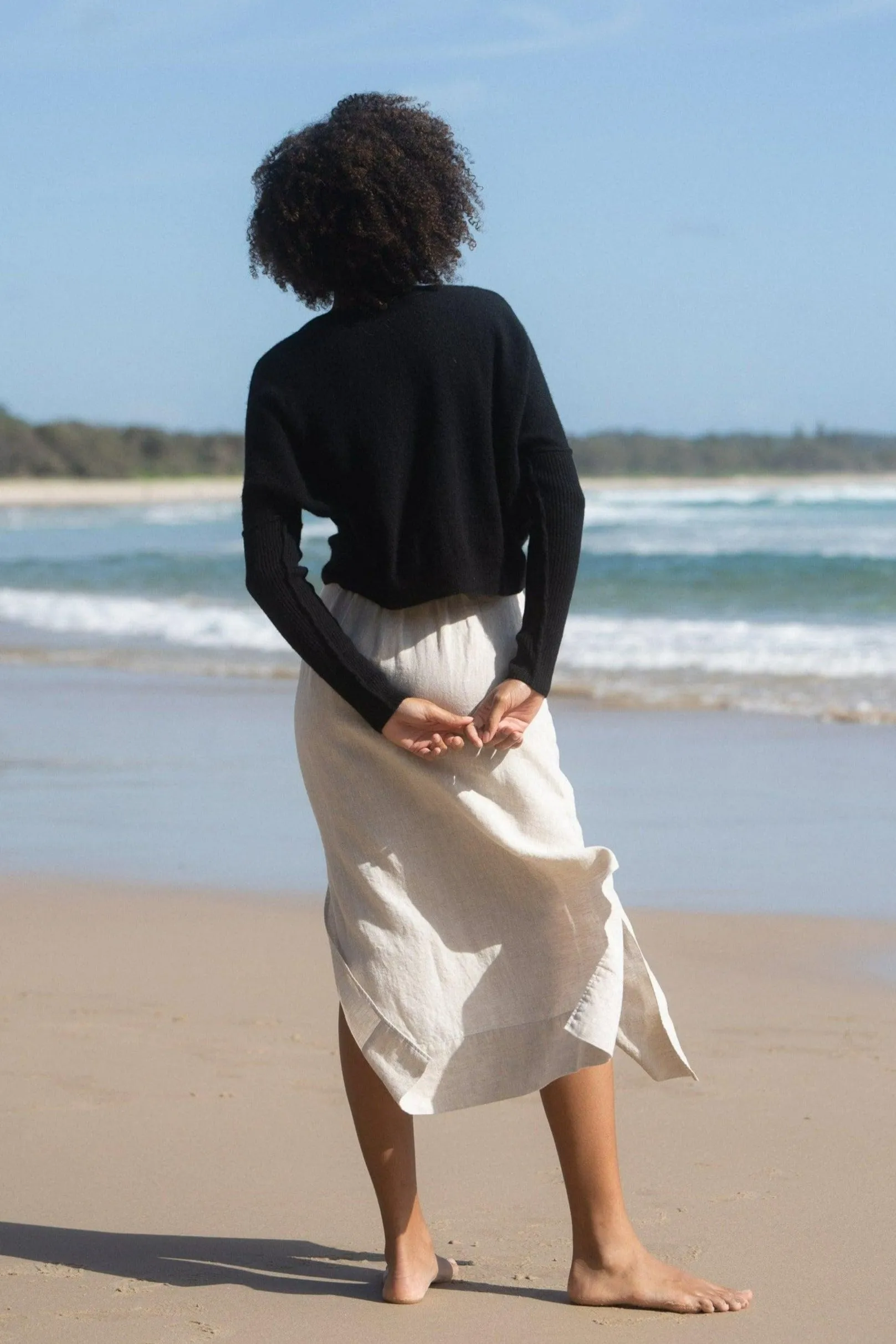 MIRI BLACK CASHMERE KNIT