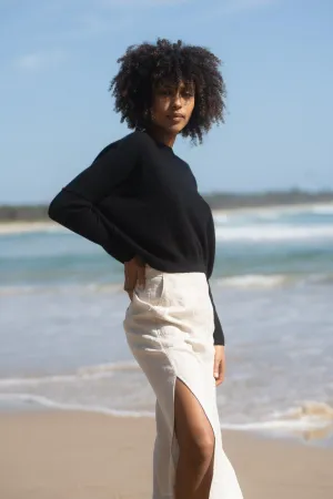 MIRI BLACK CASHMERE KNIT
