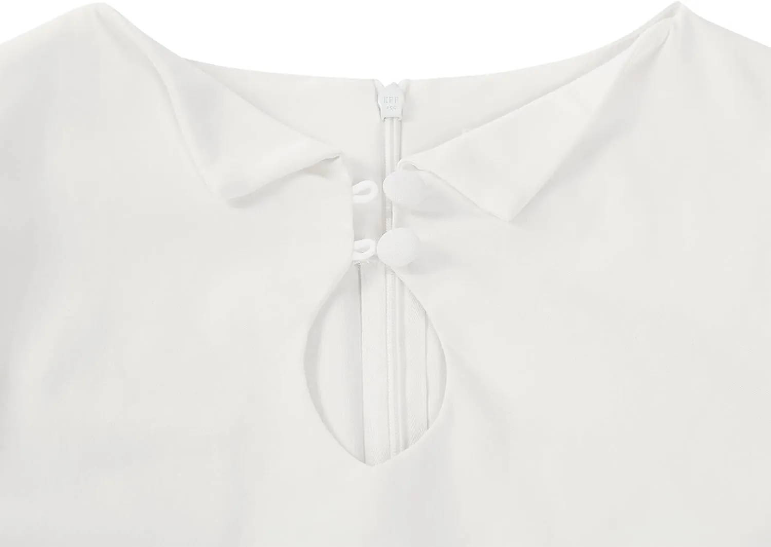 MUXXN Women's Audrey Hepburn 1960s Half Sleeve Formal Work Dress with Belt