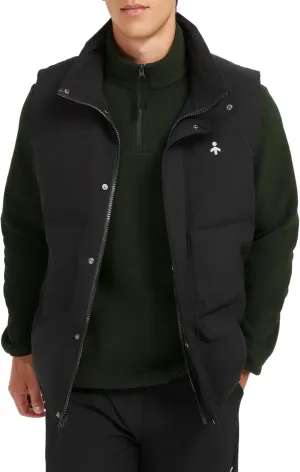 Orolay Men's Down Vest Winter Puffer Warm Vest Zip Up Stand Collar Quilted Sleeveless Jacket with Pockets