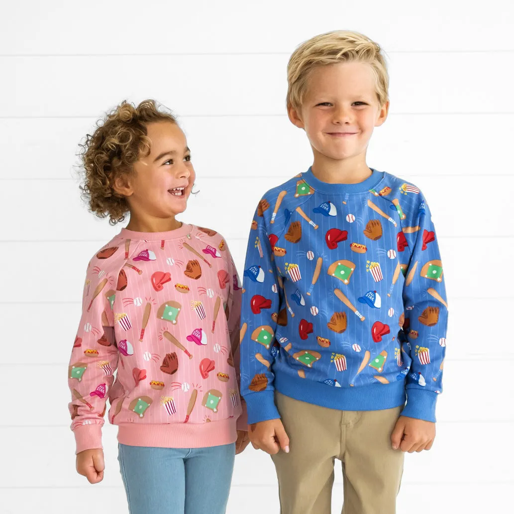 Pink All Stars Crewneck Sweatshirt