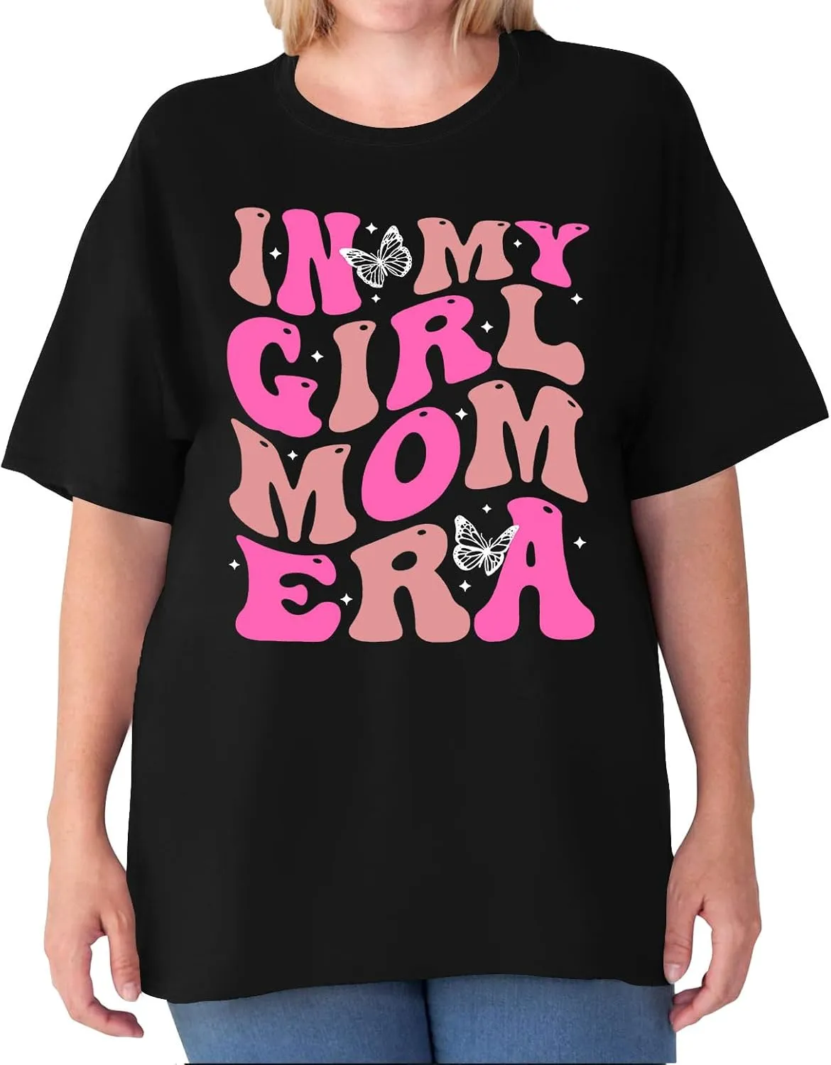 Plus Size Mom Shirt: Women in My Mom Era Tshirt Cute Mom Graphic Tee Mama Life Short Sleeve Shirt