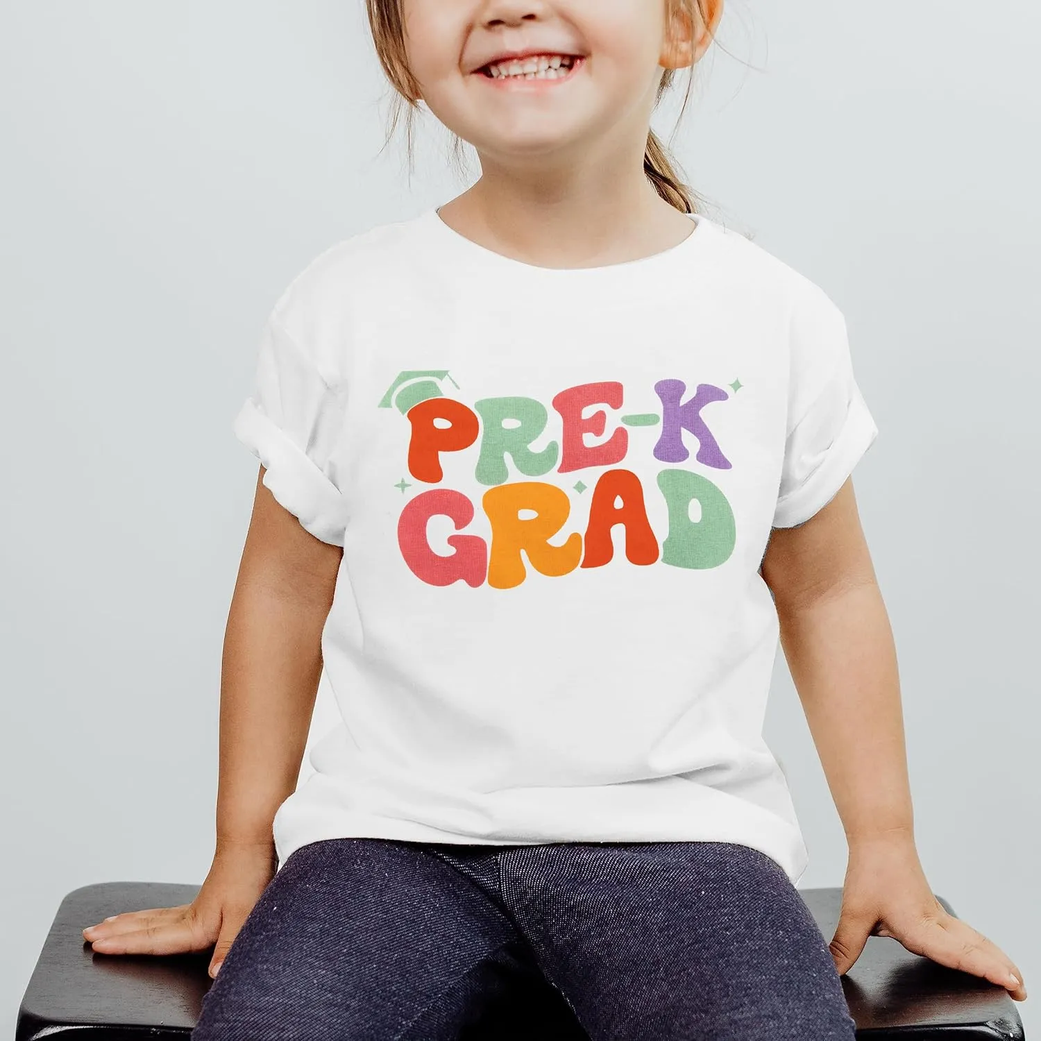 Pre-K Graduation Shirt: Toddler Girls Boys Last Day of School T-Shirt Kids 2025 Preschool Graduation Gift Tops