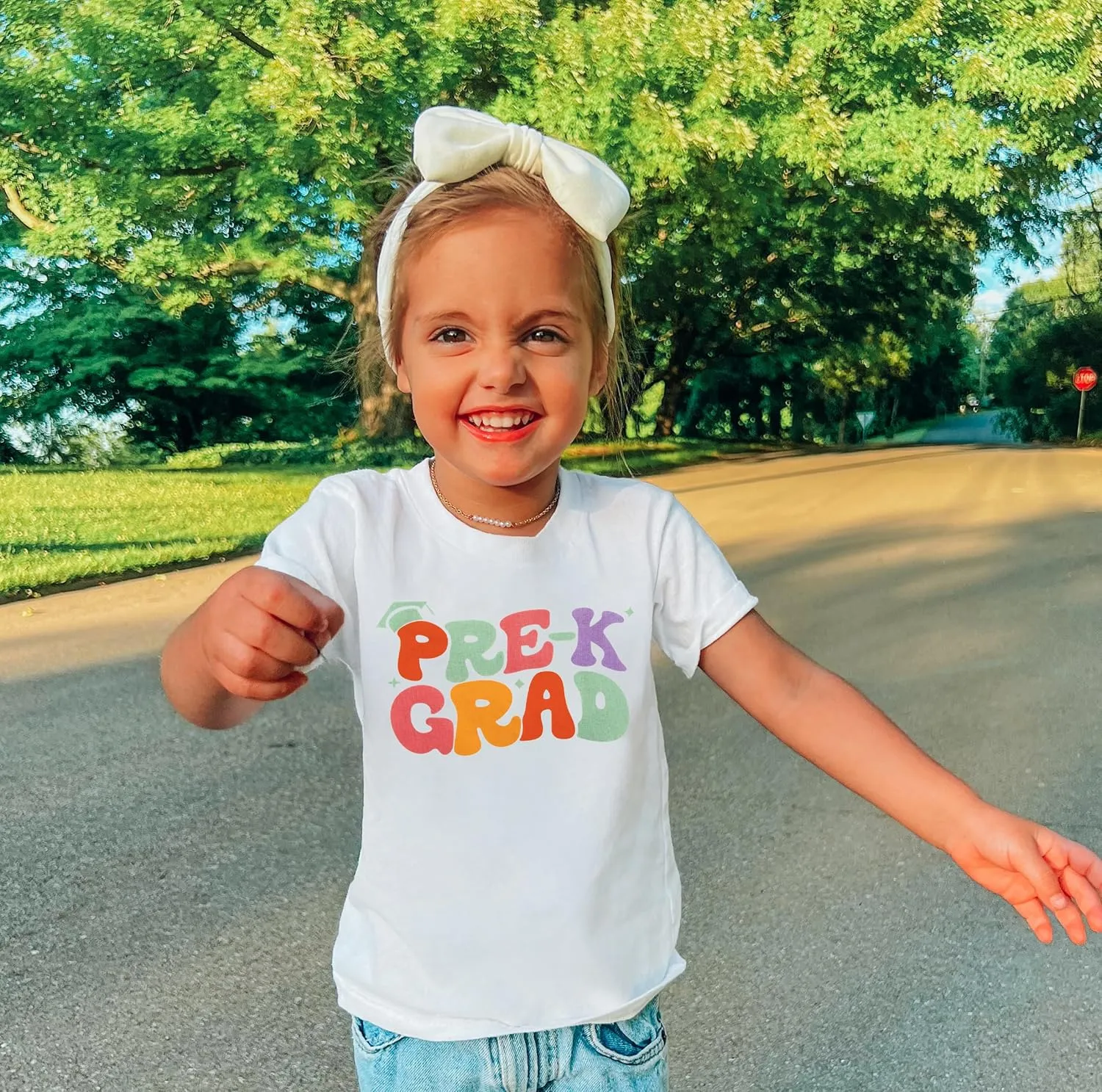 Pre-K Graduation Shirt: Toddler Girls Boys Last Day of School T-Shirt Kids 2025 Preschool Graduation Gift Tops