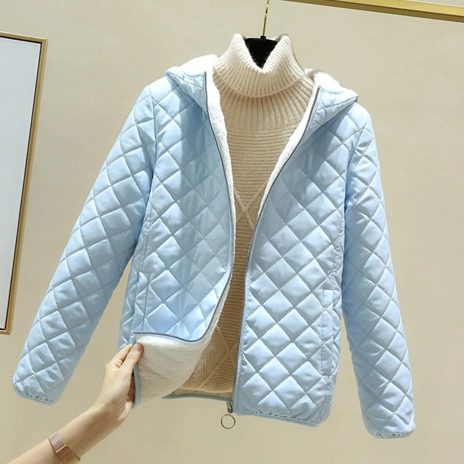 Puffy Coats For Women Packable Down Jacket Womens Packable Puffer Jacket Women Skiing Clothes For Women