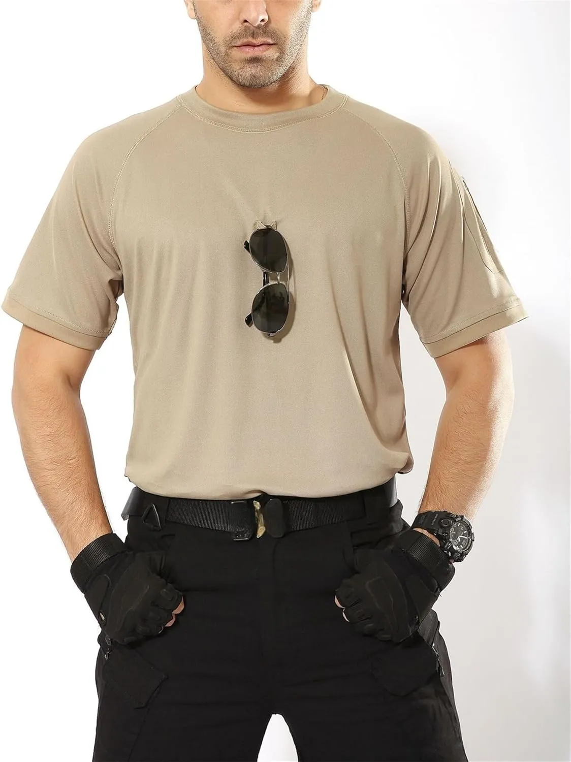 Quick-Drying Tactical T-Shirt, Summer Events Quick Dry Shirts for Men, Breathable Men's Athletic Fit T-Shirt