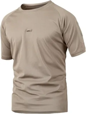 Quick-Drying Tactical T-Shirt, Summer Events Quick Dry Shirts for Men, Breathable Men's Athletic Fit T-Shirt