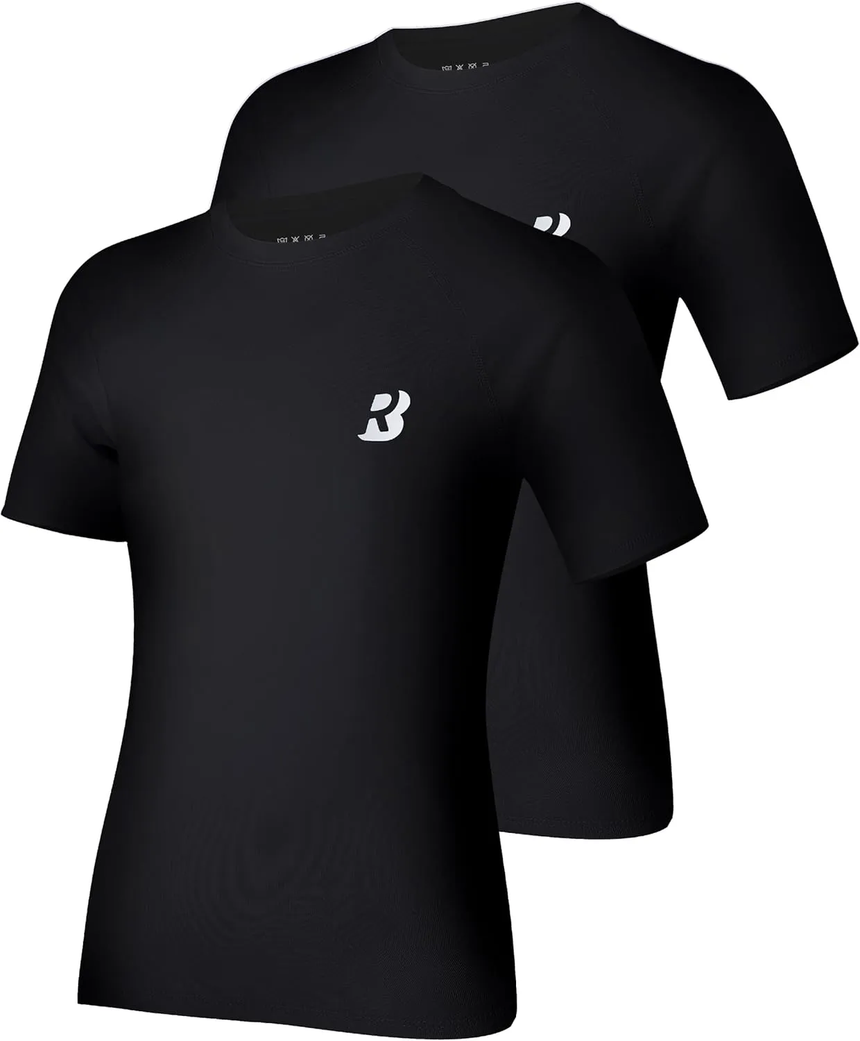 Roadbox Boys Youth Compression Shirt - Short Sleeve Undershirt for Kids Quick Dry Athletic Baseball T-Shirt Base Layer