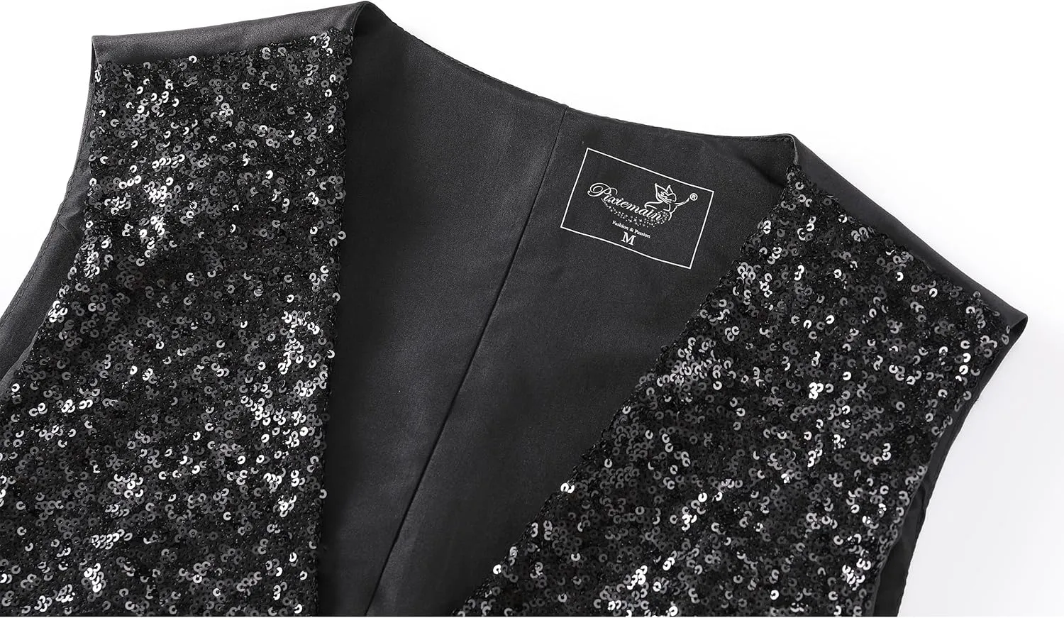 Sequin Vest Party Formal V-neck Shiny Waistcoat Bowtie Set for Wedding Events Mardi Gras St Patricks day Carnival