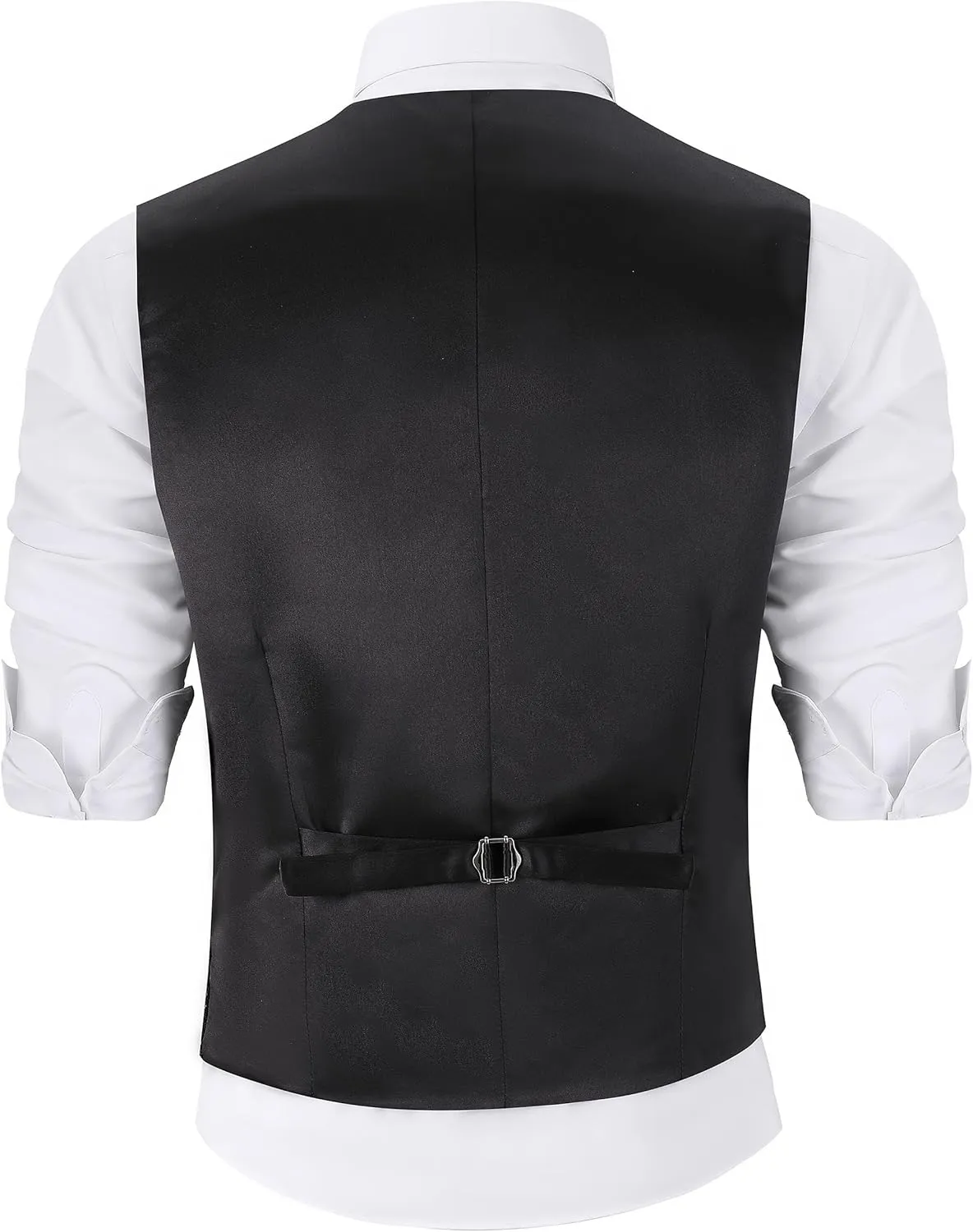 Sequin Vest Party Formal V-neck Shiny Waistcoat Bowtie Set for Wedding Events Mardi Gras St Patricks day Carnival