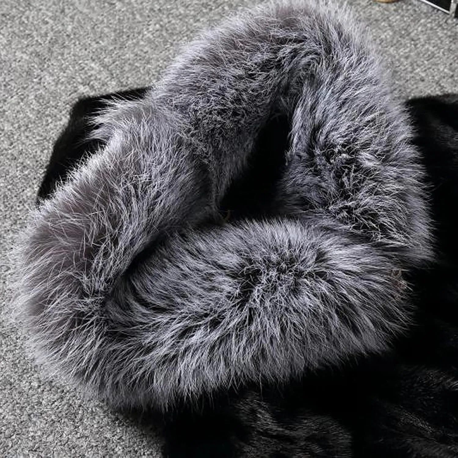 SHOPESSA Womens Winter Fashion Outerwear Faux Fur Plush Leopard Long Mink Coat Fuzzy Sherpa Jacket Wool Fleece Trench Coat