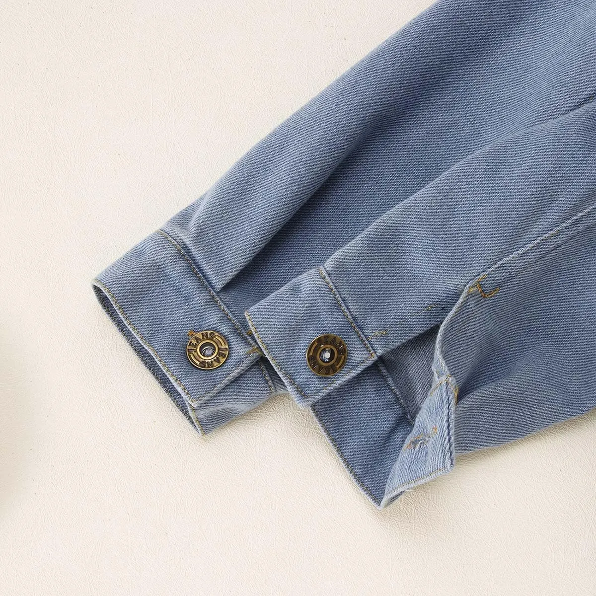 SOFEON Toddler Baby Boy Girls Denim Jacket Button Down Basic Ripped Hoodie Jeans Coat Kid Cowboy Outwear Casual Clothes