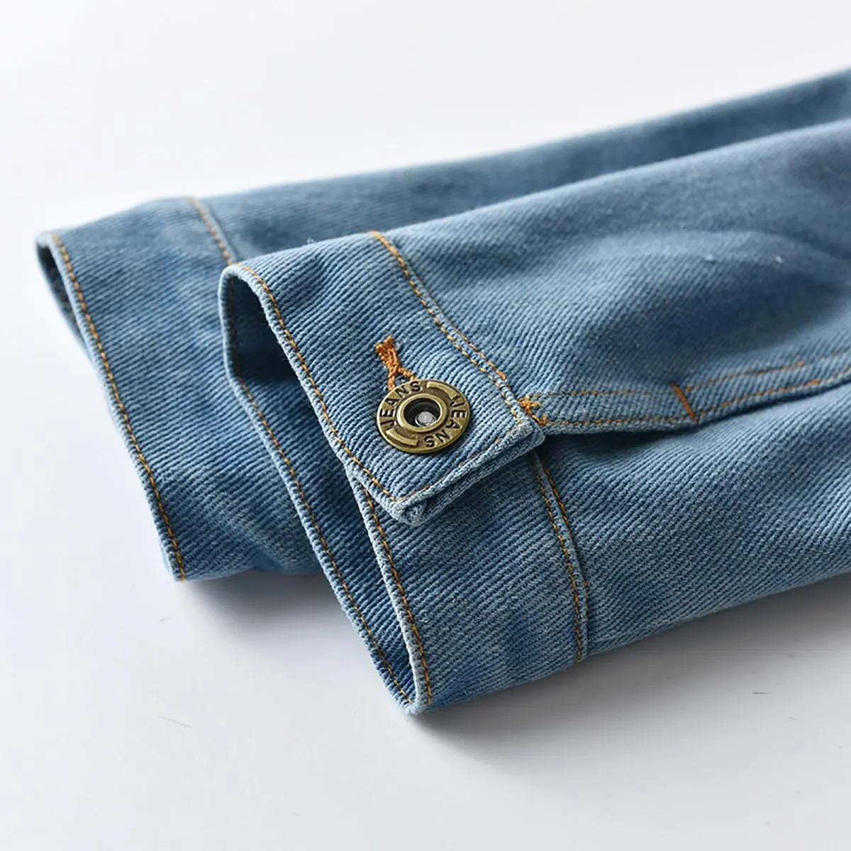 SOFEON Toddler Baby Boy Girls Denim Jacket Button Down Basic Ripped Hoodie Jeans Coat Kid Cowboy Outwear Casual Clothes
