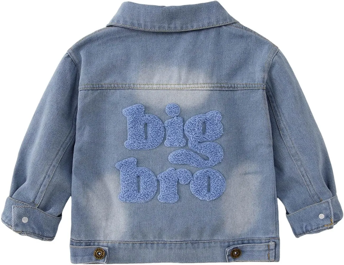SOFEON Toddler Baby Boy Girls Denim Jacket Button Down Basic Ripped Hoodie Jeans Coat Kid Cowboy Outwear Casual Clothes