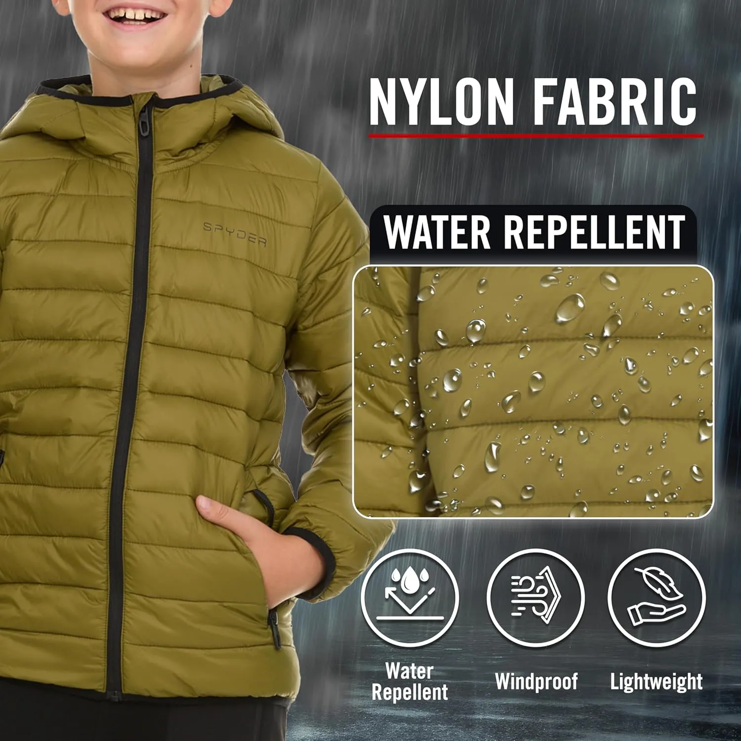Spyder Boys Packable Puffer