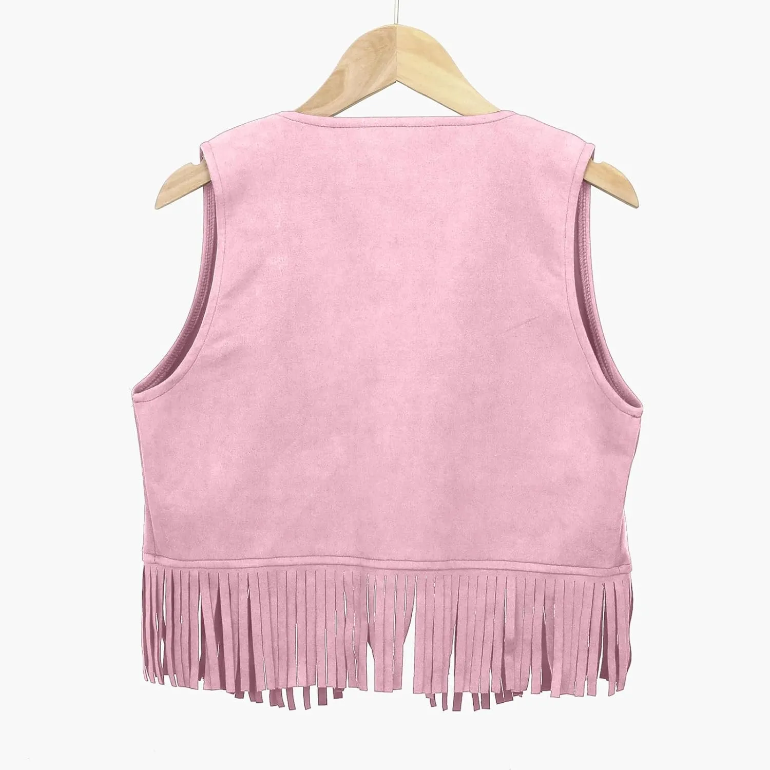 Tassel Vest for Girls Boys Western Cowgirl Vest Halloween Costume Waistcoat Jacket
