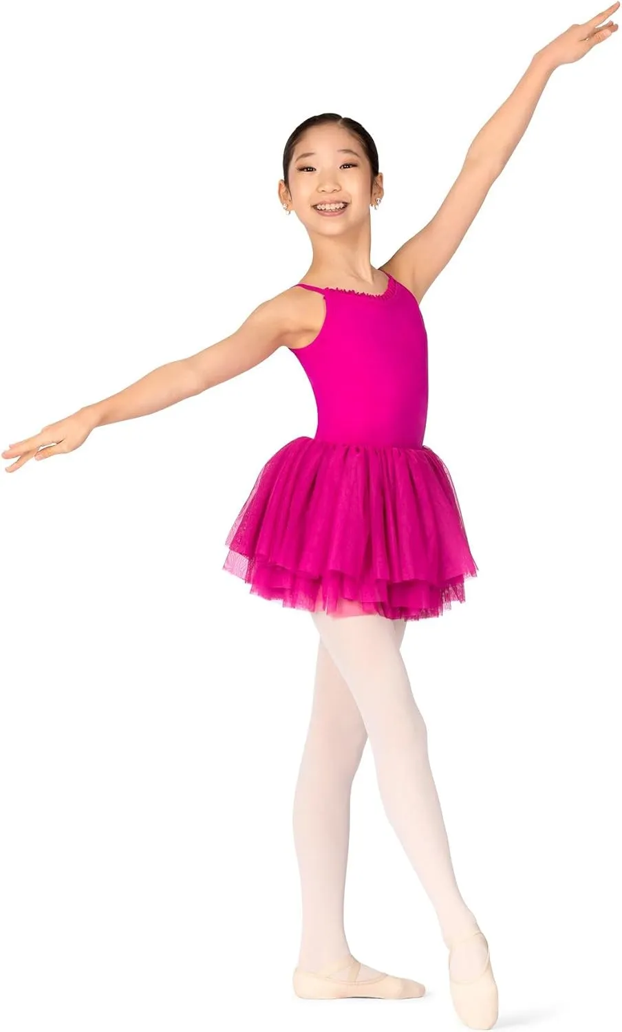 Theatricals Girls Ruffled Front Camisole Tutu Dress