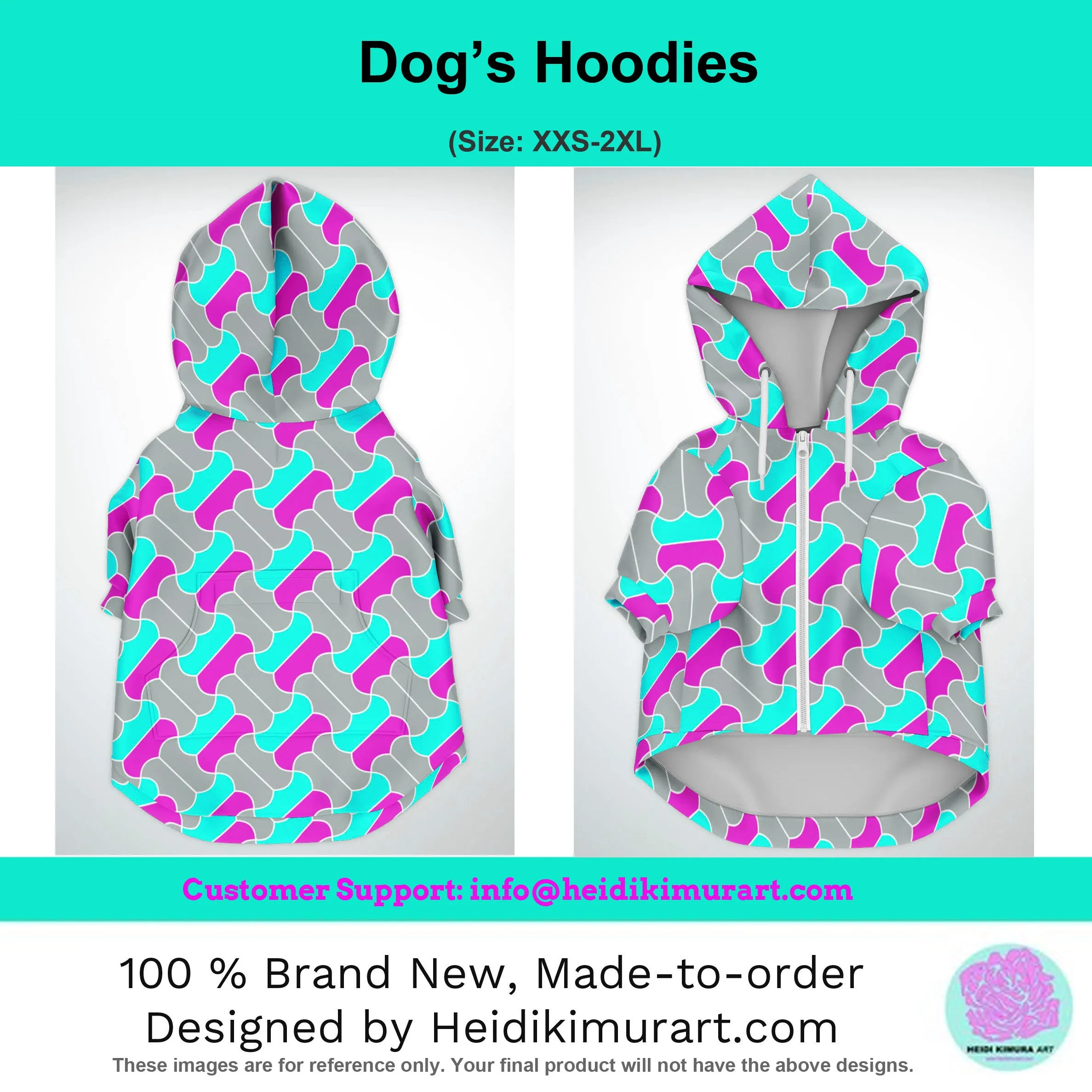 Tiger Stripe Print Dog Hoodie, Soft Comfortable Zip-Up Premium Hoodie For Dog Pet Owners