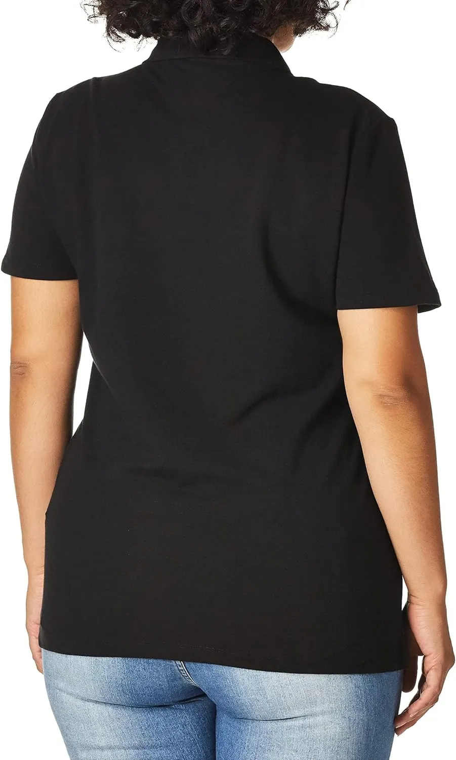 Tommy Hilfiger Women's Solid Short Sleeve Pique Polo Shirt