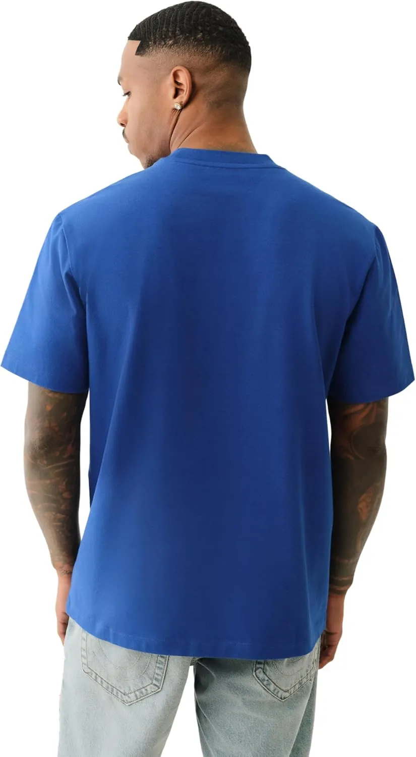 True Religion Men's Short Sleeve True Vintage No.1 Tee - Casual Graphic Crew Neck T-Shirt