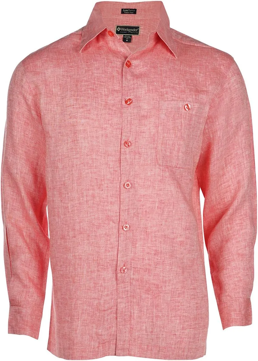 Weekender Men's Pavillion Linen LS Shirt