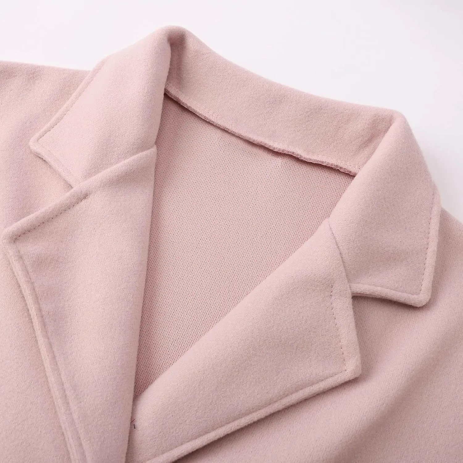 Winter Coats For Women Thick Long Sleeve Fall Trench Coat Lapel Open Front Button Long Cardigan Jacket With Pocket