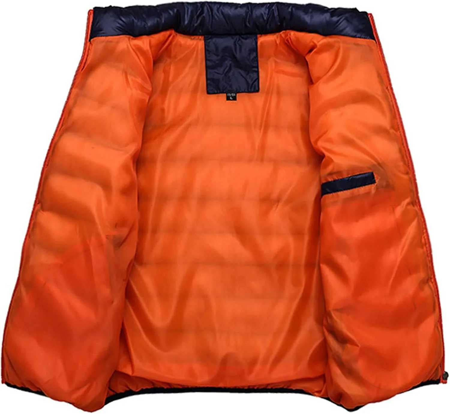 Winter Jackets for Men Lightweight Puffer Jacket Warm Quilted Jacket Plus Size Packable Down Jacket Stand Collar Coat