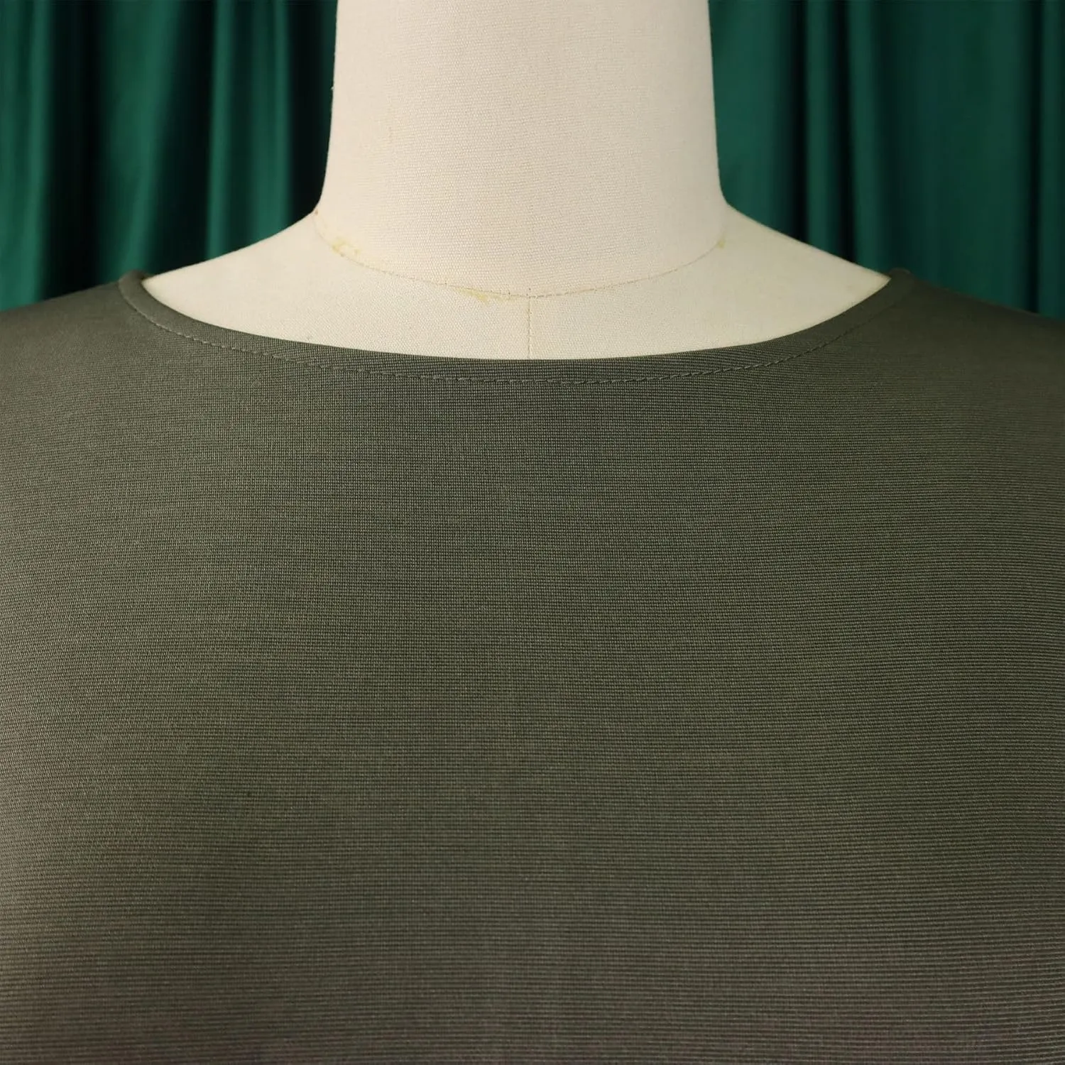 Women's 2024 Summer New Round Neck Pleated Temperament Fashionable Pencil Skirt