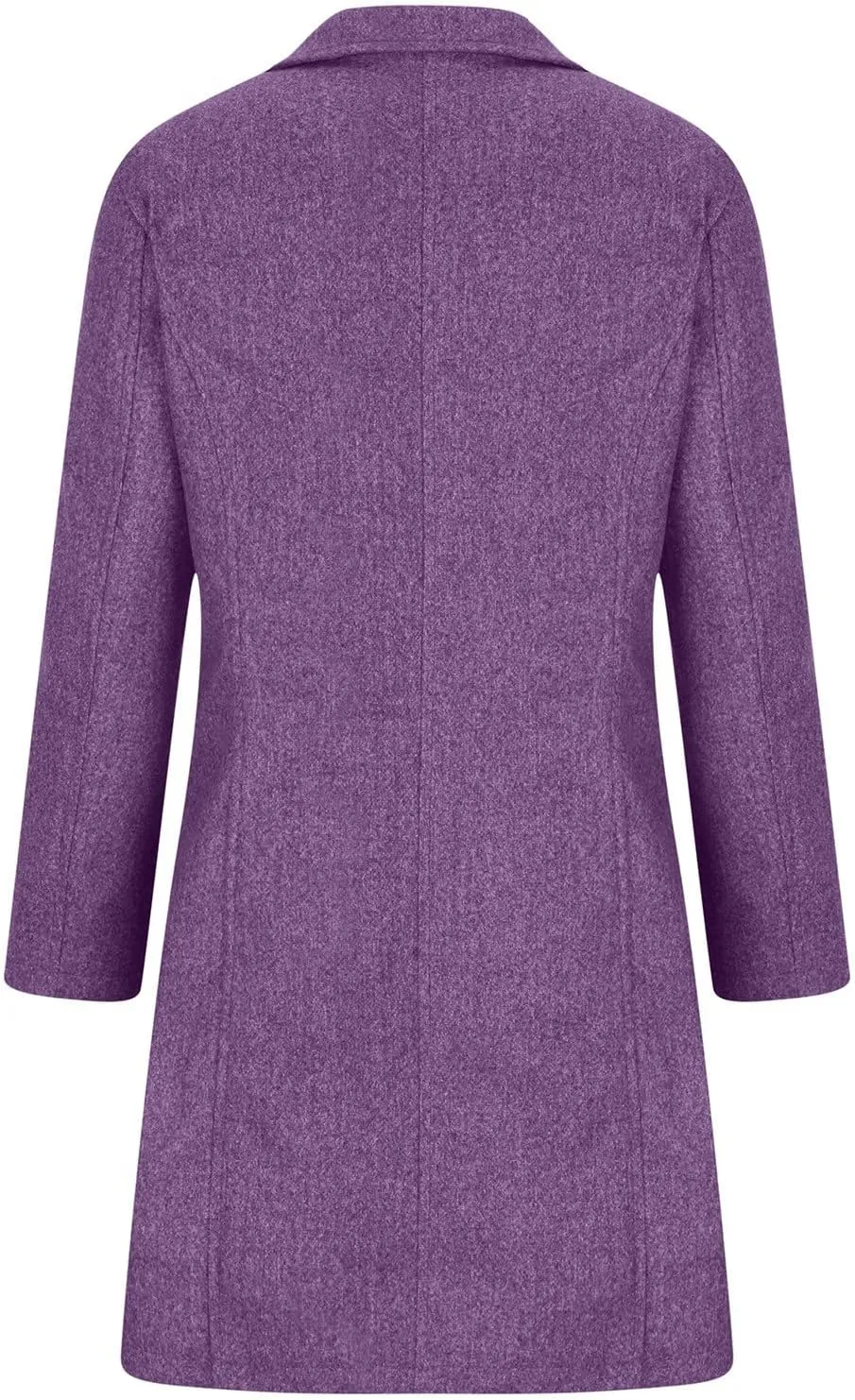Womens Long Coats Winter Stand Collar Wool Pea Coat Trench Coat Wool Blend Peacoat Thicken Blazer Jackets Fashion