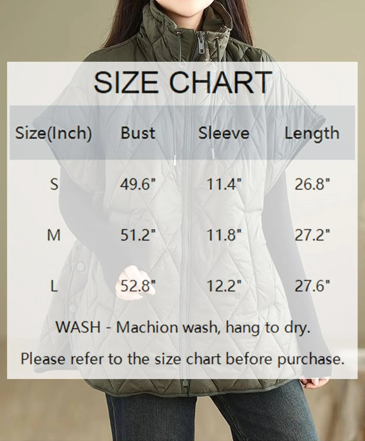 Womens Oversized Quilted Puffer Vest Cap Sleeve Stand Collar Zip Up Down Vest with Pockets
