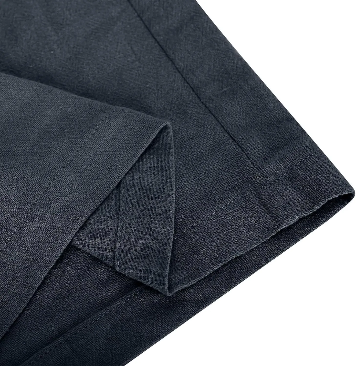 Women's Summer Linen Pants Flowy Wide Leg Long Lounge Pant Drawstring Trousers Business Casual Joggers Slacks Pockets