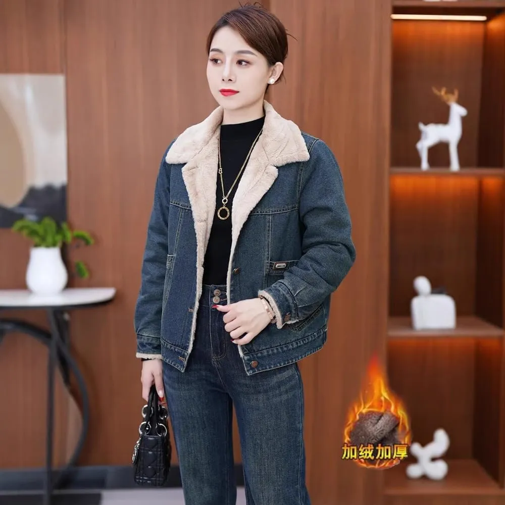 Women's Winter Casual Short Cotton Padded Jackets and Cotton Coats