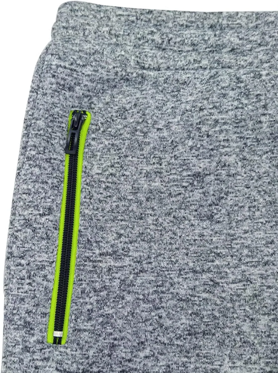 Xiaojmake Mens Marled Fleece Sweatpant Elastic Waist Drawstring Sweatpant Slim Fit Workout Training Gym Jogger Athletic Pant