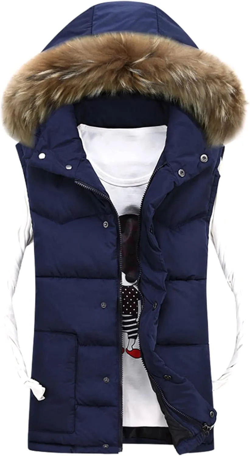 Ymosrh Jackets for Men Men's Autumn Winter Zipper Fashion Color Waistcoat Vest Top Coat Mens Bomber Jackets