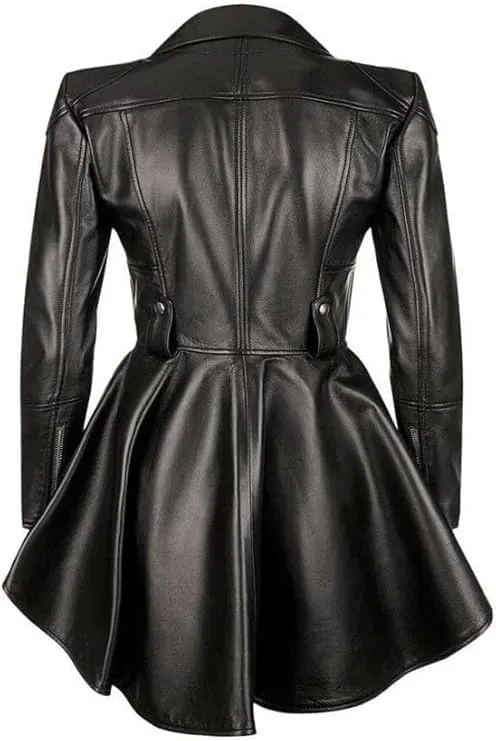 Yolo Jackets Womens Leather Black Red Peplum Jacket Women Peplum Tops Jackets & Coats for Women