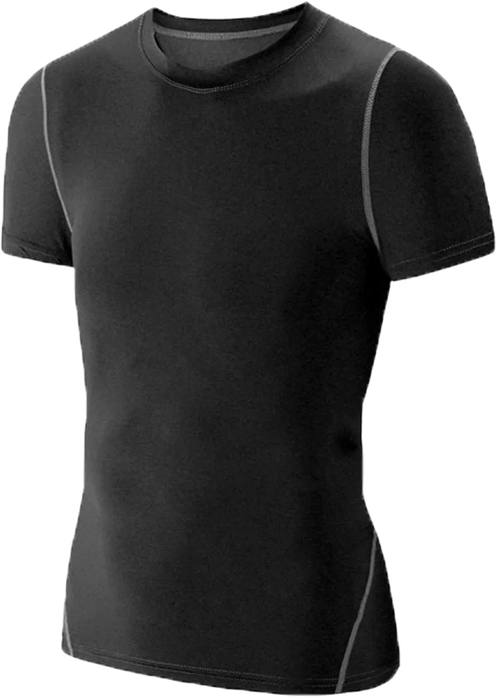 Youth Boys Compression Shirt Short Sleeve Football Undershirt for Kid Quick Dry Athletic Baseball T-Shirt Base Layer